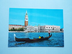Képeslap (6) - Olaszország - Velence - Látkép gondolával 1970-es évek