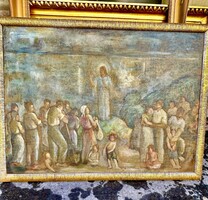 Antik festmény (Jézus prédikál)