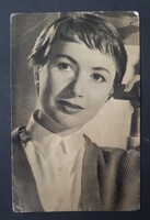 Berek Kati színésznő képeslap