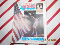 Retro régi újság - Képes Sport - 1989. július 11. - Születésnapra ajándék.