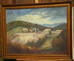 (K) Bauer János (1924-2009) : Bánya  a Mecsekben