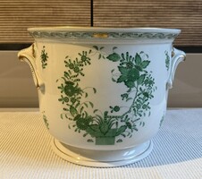Herendi porcelán Indiai kosár mintás nagyméretű kaspó