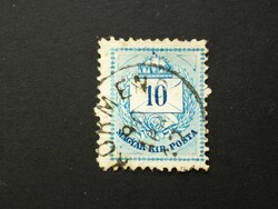 Magyarország 1881 Színesszámú 10 kr. B 11 1/2 Körmend I
