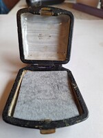 Vintage,régi bőr ékszertartó doboz