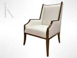 Art deco stílusú modern design fotel új buklé kárpittal