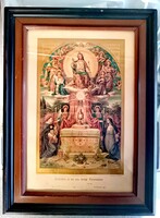 1906 Úrvacsorai oklevél ,elsőáldozási okirat..postázom