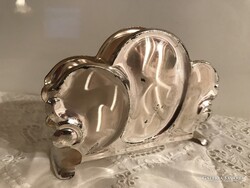SZALVÉTATARTÓ - JELZETT - EZÜSTÖZÖTT - 13 x 9 x 4 cm