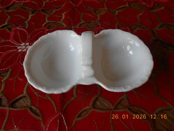 Zsolnay fehér sótartó