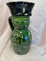 19 cm magas zöld Miska kancsó