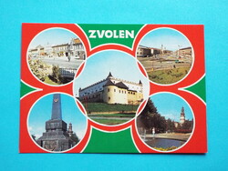 Képeslap (6) - Csehszlovákia (Szlovákia) - Zvolen (Zólyom) mozaik 1970-es évek