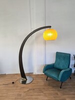 Natuzzi „Luna” állólámpa – vintage design, cserélt búrával