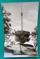 Miskolc, Avasi kilátótorony, (TV torony), étterem, 1965, futott képeslap