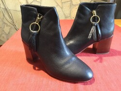 Bokacsizma (37,5 ),marhabőr, olasz design, Franco Sarto