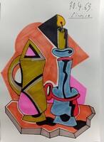 Picasso: Csendélet (TANULMÁNYKÉP)