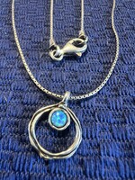 Izraeli vintage ezüst nyaklánc medál