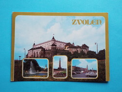 Képeslap (6) - Csehszlovákia (Szlovákia) - Zvolen (Zólyom) mozaik 1980-as évek