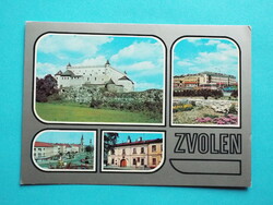Képeslap (6) - Csehszlovákia (Szlovákia) - Zvolen (Zólyom) mozaik 1980-as évek