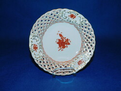 Herendi  Apponyi 16 cm áttört fali tál