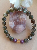 Lepidolit karkötő 8 mm-es szemekből