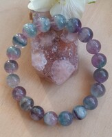 Fluorit karkötő 10 mm-es szemekből