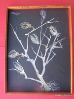 Róna Emy: Bogáncs (1957)  papír, pasztell, 65 x 46 cm