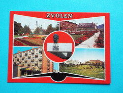 Képeslap (6) - Csehszlovákia (Szlovákia) - Zvolen (Zólyom) mozaik 1970-es évek