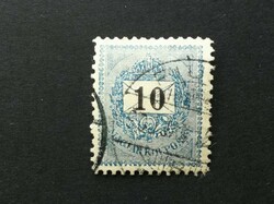 Magyarország 1898 Feketeszámú 10kr. Fiu(me) I