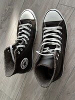 Converse barna bélelt! bőr magas szárú cipő 44,5
