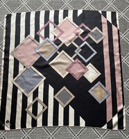 Modern, geometrikus VISSONA selyem kendő 100% silk