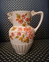 Antik Zsolnay Faunos díszkancsó! 26cm!