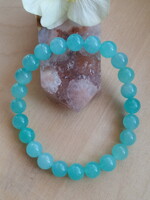 Amazonit karkötő 8,5 mm-es szemekből