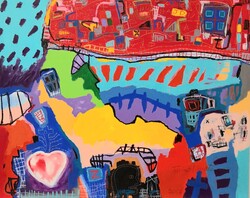 Tarciso Viriato festmény 80x100 cm