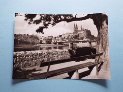 Képeslap (7) - Németország (NDK) - Meißen (Meissen) látképe 1960-as évek