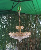 Kristály csillár lámpa antik