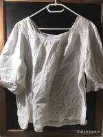 BLÚZ - STYRIAN LADY - 46 m - CSIPKE - PAMUTVÁSZON - ÚJSZERŰ - HIBÁTLAN