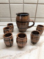 Retro mini kerámia italos készlet eladó!