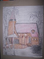 LK jelzéssel: Régi templom a parkban