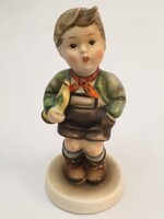 Hummel/Goebel HUM97 Trombitás fiú "Trumpet Boy" porcelán figura hibátlan