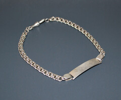 #31 Valódi ezüst - 925 sterling - ékszer, karkötő, jelzett (12,9 gramm)