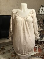 BLÚZ  - PAMUTVÁSZON - HIBÁTLAN