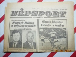 Retro régi újság - Népsport - 1988. november 25. - Születésnapra ajándék.