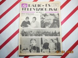 Régi retro - rtv - Rádió-és Televízióújság - 1990. január 1-7. - Születésnapra ajándék.