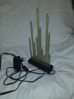 Vintage art deko karácsonyi dekor lámpa     P2