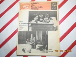 Régi retro - rtv - Rádió-és Televízióújság - 1987. november 23-29. - Születésnapra ajándék.
