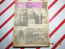 Régi retro - rtv - Rádió-és Televízióújság - 1988. november 7-13. - Születésnapra ajándék.