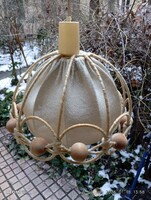 Vintage mennyezeti lámpaernyő 40 x 30 cm jó állapotban