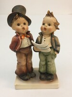 Hummel TMK1 HUM130 Duett "Duet" énekesek porcelán figura hibátlan