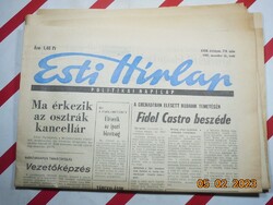 Régi retro újság - Esti Hírlap - politikai napilap  - 1983. november 15. - Születésnapra ajándék.