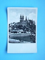Képeslap (7) - Németország (NDK) - Meißen (Meissen) - Albrechtsburg kastély és a Dóm 1950-es évek