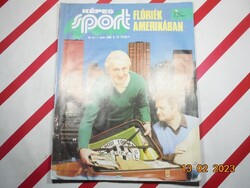 Retro régi újság - Képes Sport - 1989. február 14. - Születésnapra ajándék.